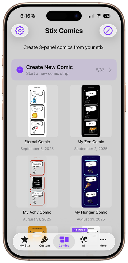 Stix comic gallery