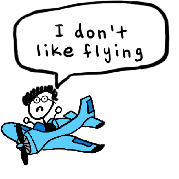Person flying