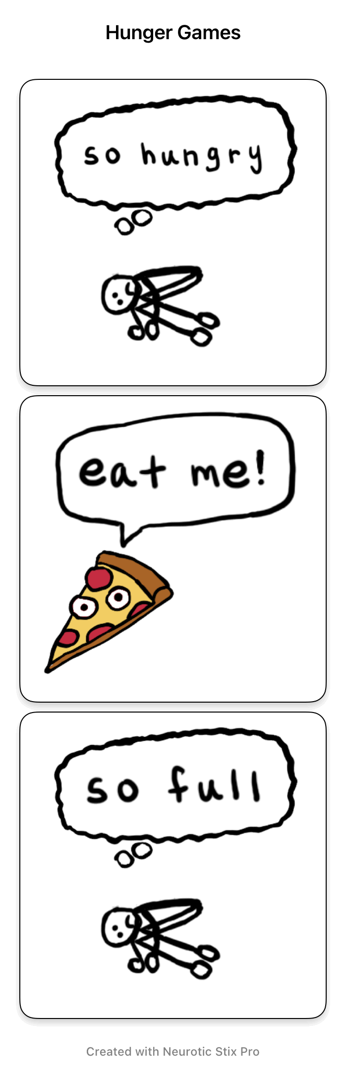 Hunger comic